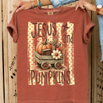 Jesus and Pumpkins DTF Transfer DTF Heat Press Transfer from Sweet Tee Transfers