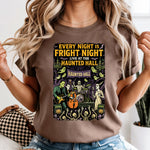Every Night Is Fright Night Live at the Haunted Hall DTF Transfer DTF Heat Press Transfer from Sweet Tee Transfers