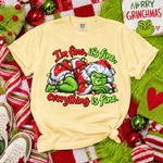 I'm Fine Grinch DTF Transfer DTF Heat Press Transfer from Sweet Tee Transfers