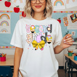 Back to School Pencil Bow Second Grade DTF Transfer DTF Heat Press Transfer from Sweet Tee Transfers