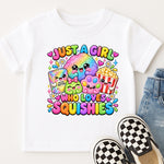 Just a Girl Who Loves Squishies DTF Transfer DTF Heat Press Transfer from Sweet Tee Transfers