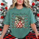 Merry Teacher DTF Transfer DTF Heat Press Transfer from Sweet Tee Transfers