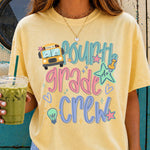 Fourth Grade Crew DTF Transfer DTF Heat Press Transfer from Sweet Tee Transfers