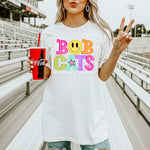Bobcats School Mascot DTF Transfer – Bright Letters DTF Heat Press Transfer from Sweet Tee Transfers