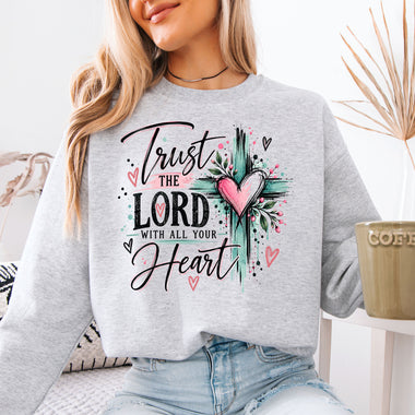 Trust in the Lord with All Your Heart DTF Transfer DTF Heat Press Transfer from Sweet Tee Transfers