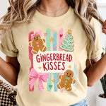 Gingerbread Kisses DTF Transfer DTF Heat Press Transfer from Sweet Tee Transfers