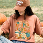 Pumpkin Spice Fall Pumpkin DTF Transfer DTF Heat Press Transfer from Sweet Tee Transfers