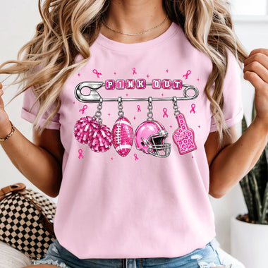 Pink Out Pin DTF Transfer DTF Heat Press Transfer from Sweet Tee Transfers