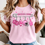 Pink Out Pin DTF Transfer DTF Heat Press Transfer from Sweet Tee Transfers