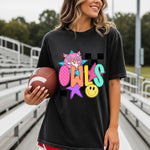 Owls School Mascot DTF Transfer – Checkered Design DTF Heat Press Transfer from Sweet Tee Transfers