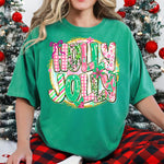 Holly Jolly Bright Circle DTF Transfer DTF Heat Press Transfer from Sweet Tee Transfers