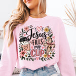 Jesus Fills My Cup DTF Transfer DTF Heat Press Transfer from Sweet Tee Transfers