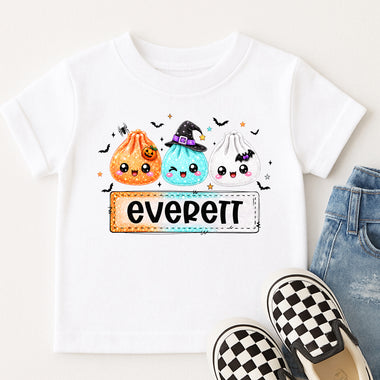 Custom Halloween Dumplings Boy DTF Transfer DTF Heat Press Transfer from Sweet Tee Transfers