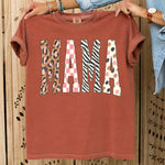 Retro MAMA Checkered Leopard DTF Transfer DTF Heat Press Transfer from Sweet Tee Transfers