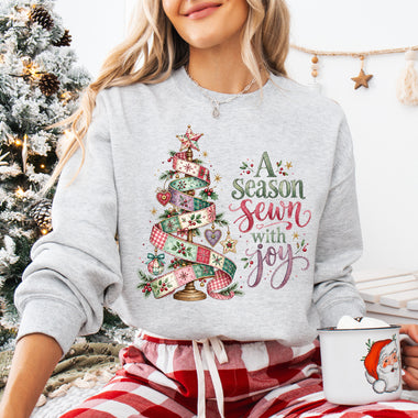 A Season Sewn with Joy DTF Transfer DTF Heat Press Transfer from Sweet Tee Transfers