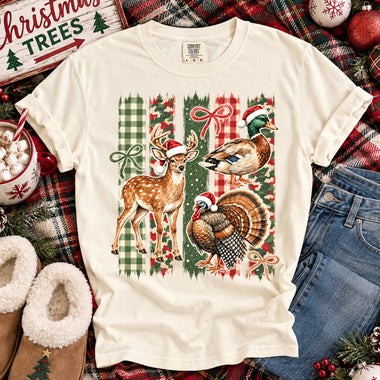 Vintage Christmas Hunting DTF Transfer DTF Heat Press Transfer from Sweet Tee Transfers