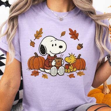 Snoopy Halloween Coffee DTF Transfer DTF Heat Press Transfer from Sweet Tee Transfers