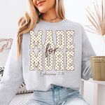 Made for More Cream and Brown Polka Dot Ephesians 2:10 DTF Transfer DTF Heat Press Transfer from Sweet Tee Transfers