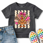 Patchwork Turkey Striped DTF Transfer DTF Heat Press Transfer from Sweet Tee Transfers