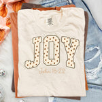 Joy Polka Dots John 16:22 DTF Transfer DTF Heat Press Transfer from Sweet Tee Transfers