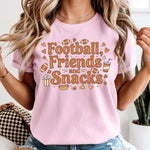 Football, Friends and Snacks DTF Transfer DTF Heat Press Transfer from Sweet Tee Transfers