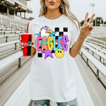 Eagles School Mascot DTF Transfer – Checkered Design DTF Heat Press Transfer from Sweet Tee Transfers