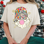 Watercolor Santa Bubblegum DTF Transfer DTF Heat Press Transfer from Sweet Tee Transfers