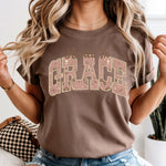 Rooted in Grace Pink DTF Transfer DTF Heat Press Transfer from Sweet Tee Transfers