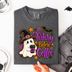 Witchy Before Coffee DTF Transfer DTF Heat Press Transfer from Sweet Tee Transfers