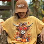 Fall Highland Cow DTF Transfer DTF Heat Press Transfer from Sweet Tee Transfers