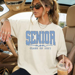 Senior Mom Class of 2027 Polka Dots DTF Transfer DTF Heat Press Transfer from Sweet Tee Transfers