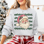 Vintage Santa Garland DTF Transfer DTF Heat Press Transfer from Sweet Tee Transfers