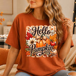 Hello Pumpkin DTF Transfer DTF Heat Press Transfer from Sweet Tee Transfers