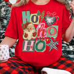 HO HO HO Retro Collage DTF Transfer DTF Heat Press Transfer from Sweet Tee Transfers