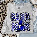 Retro Band Mom Blue DTF Transfer DTF Heat Press Transfer from Sweet Tee Transfers