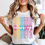 Senior Class of 2027 Stacked DTF Transfer DTF Heat Press Transfer from Sweet Tee Transfers