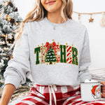 Teacher Christmas Tree DTF Transfer DTF Heat Press Transfer from Sweet Tee Transfers