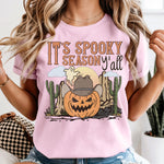 It's Spooky Season Y'all Pumpkin Face DTF Transfer DTF Heat Press Transfer from Sweet Tee Transfers
