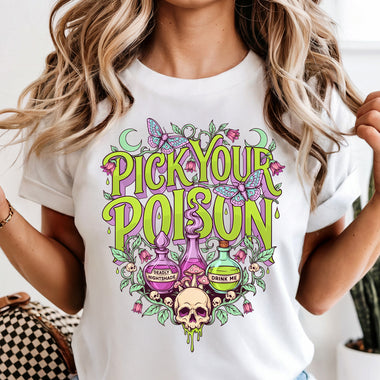 Pick Your Poison Butterfly DTF Transfer DTF Heat Press Transfer from Sweet Tee Transfers