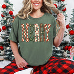 Christmas Merry Patterned DTF Transfer DTF Heat Press Transfer from Sweet Tee Transfers