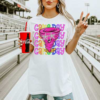 Tornadoes School Mascot DTF Transfer – Game Day DTF Heat Press Transfer from Sweet Tee Transfers