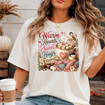 Warm Hearts Sweet Hugs DTF Transfer DTF Heat Press Transfer from Sweet Tee Transfers