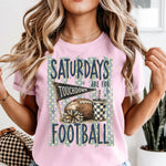 Saturdays Are for Football DTF Transfer DTF Heat Press Transfer from Sweet Tee Transfers
