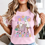 Hop in Bestie We're Going Thrifting DTF Transfer DTF Heat Press Transfer from Sweet Tee Transfers