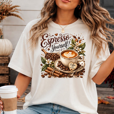 Espresso Yourself DTF Transfer DTF Heat Press Transfer from Sweet Tee Transfers