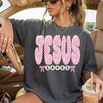 Jesus Saves Bubble Pink DTF Transfer DTF Heat Press Transfer from Sweet Tee Transfers