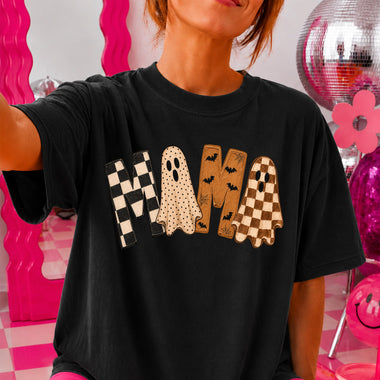 MAMA Ghosts Halloween DTF Transfer DTF Heat Press Transfer from Sweet Tee Transfers