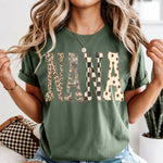 NANA Camo Leopard Checkered DTF Transfer DTF Heat Press Transfer from Sweet Tee Transfers