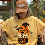 Stacked Halloween Pumpkins DTF Transfer DTF Heat Press Transfer from Sweet Tee Transfers