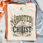 Rooted in Christ DTF Transfer DTF Heat Press Transfer from Sweet Tee Transfers